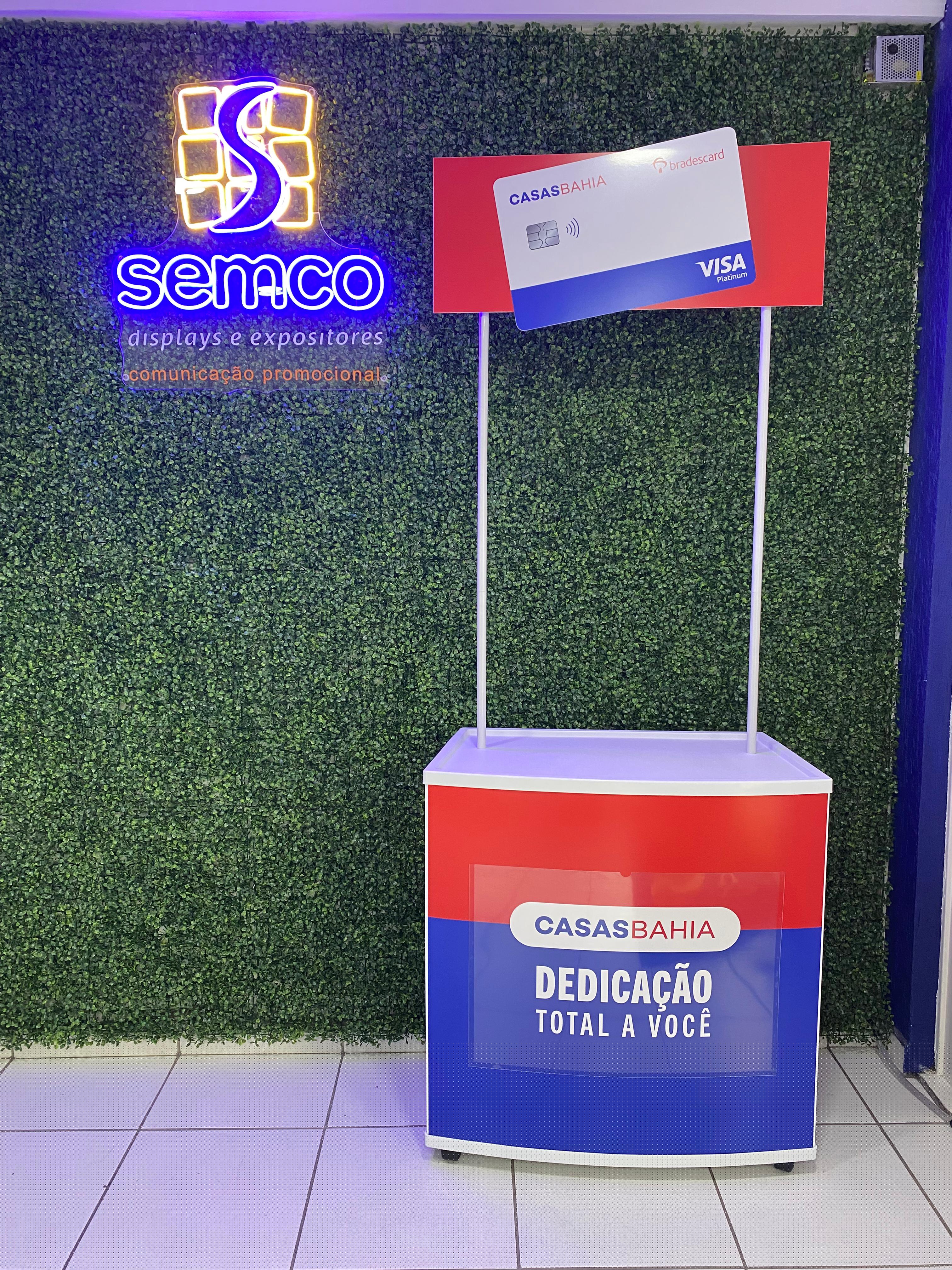 Balcão promocional Casas Bahia