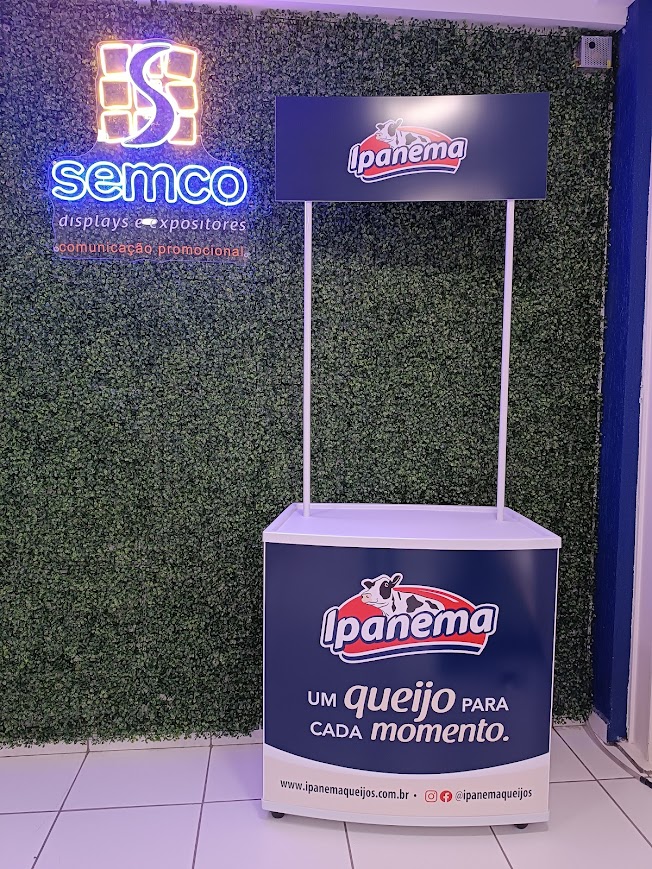 Balcão promocional Ipanema Queijos