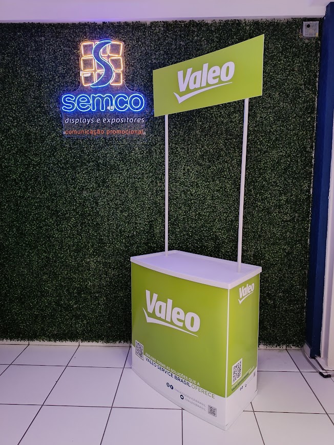 Balcão promocional Valeo