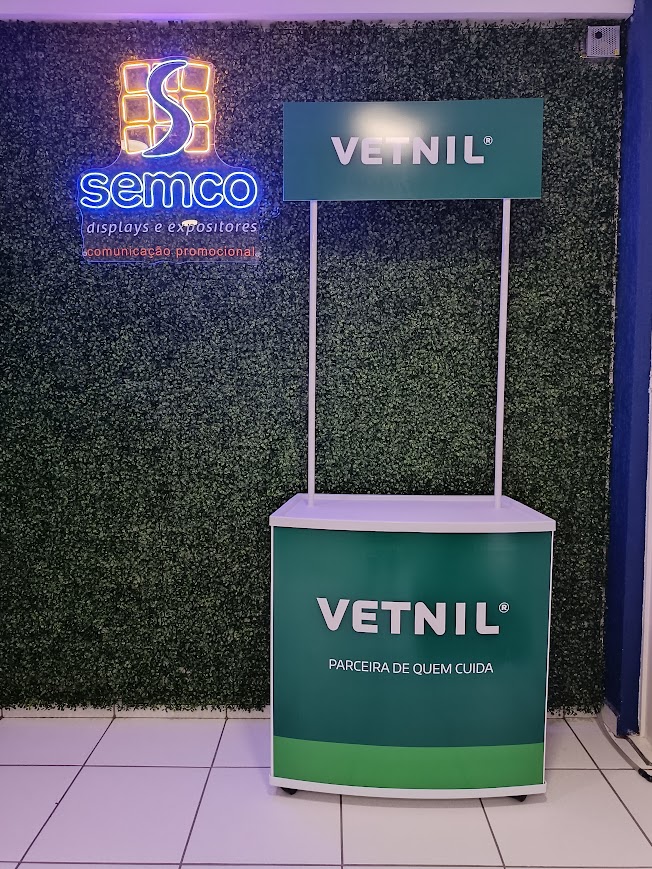 Balcão promocional Vetnil